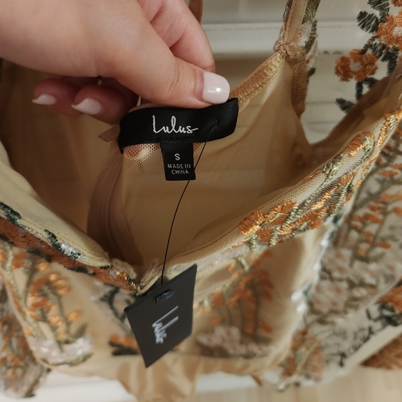 Embroidered Long Sleeve Bodysuit - Picture 7 of 7